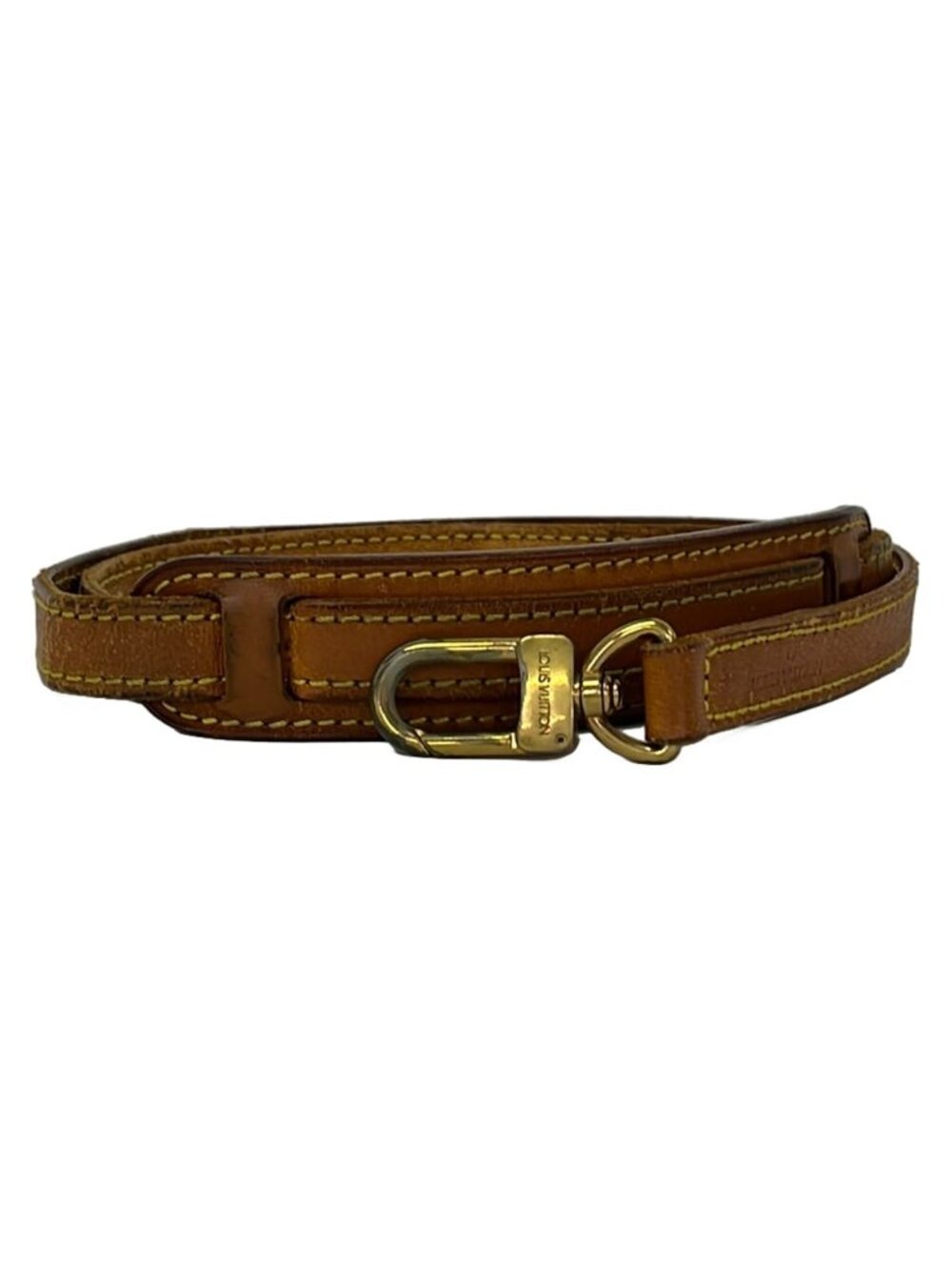 Louis Vuitton Shoulder Strap Vachetta Leather 100 Natural
